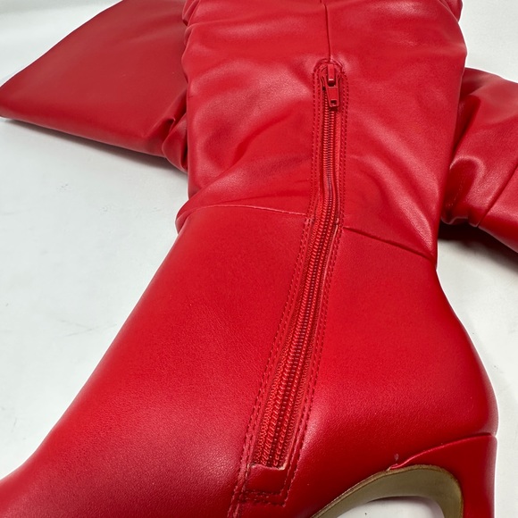 INC International Concepts Shoes Inc Womens Iyonna Overtheknee Slouch Boots Red Womens 9 M